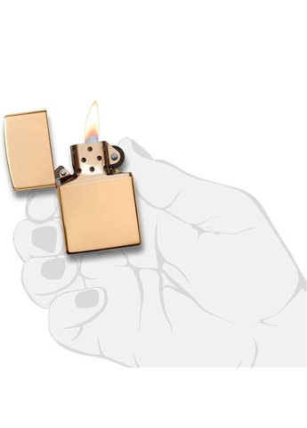 Зажигалка 169 CLASSIC armor high polish bras Zippo (316619898)