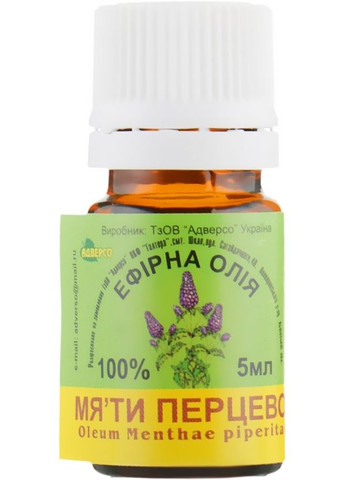 Эфирное масло "Мяты" 5ml (301703-58013) Адверсо (368600767)