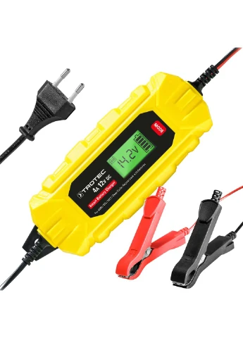 Зарядний пристрій для автомобільного акумулятора PBCS 4A, 12V, 4-120Ah (4675000005) Trotec (392410231)