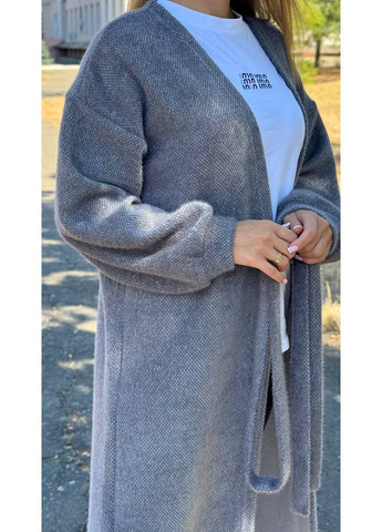 Серый демисезонный кардиган Україна