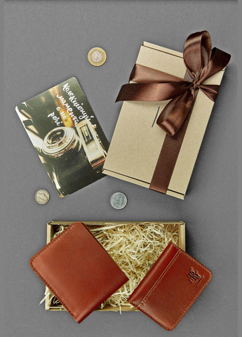 Чоловічий подарунковий набір шкіряних аксесуарів Мехіко (A-026357) BlankNote (328444770)