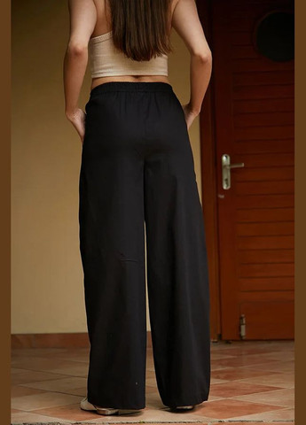 Льняные брюки прямого кроя Forly ln0061-16-09 black (292865299)