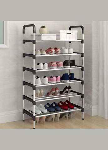 Устойчивая обувная стойка Shoe Rack 6 полок 56х28х113см, Обувный стелаж, Шкаф стеллаж MC-334 для обуви No Brand (366238950)