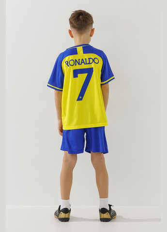 Футбольная форма для мальчика AL NASSR RONALDO 116 см Сине-желтый shop (2000990102164) No Brand (368866512)