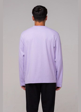 Лиловый демисезонный лонгслив No Brand