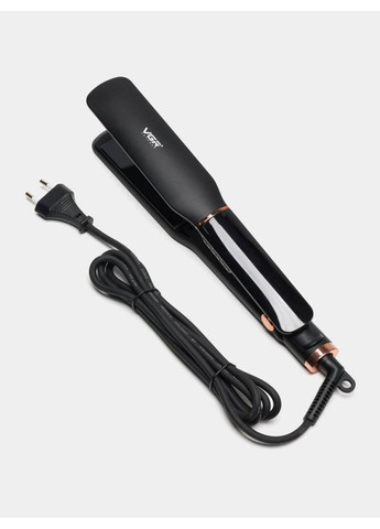 Плойка-випрямляч для волосся V-519S Утюжок для волосся з LED-дисплеєм та керамічним покриттям Чорний 70 Вт VGR (361309652)