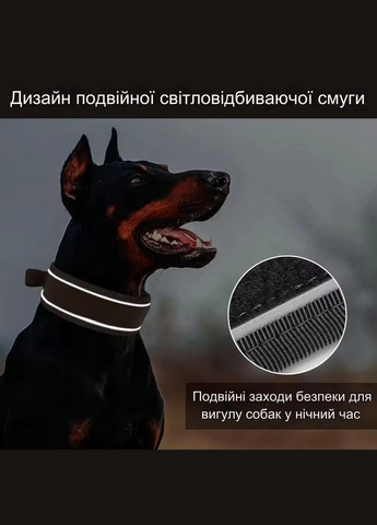 Нашийник для собак Harness Tactical, широкий нейлоновий з металевою пряжкою-фастекс, Оливковий M No Brand (308863033)