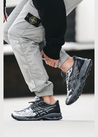 Чорні Осінні кросівки чоловічі asics gel-kayano 14 x unaffected black grey | асікс гель-каяно 14 чорні сірі No Brand