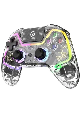 Геймпад GPS13T BT 5.3/USB/PC/iOS/Android/PS3/PS4 RGB Transparent (GPS13T) GAMEPRO GPS13T BT 5.3/USB/PC/iOS/Android/PS3/PS4 RGB Trans (391246033)