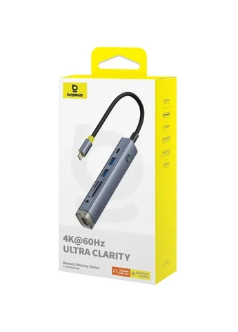 USB-хаб UltraJoy Series 7-Port HUB AIR Space Grey (B00052803811-02) [167343] Baseus (401537631)