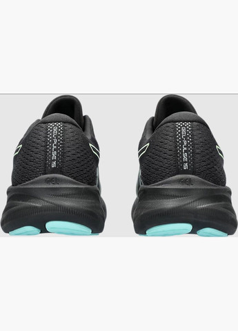 Чорні кросівки чоловічі running gel-pulse 15 gtx black 1011b781-001 Asics
