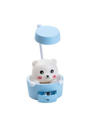 Детская настольная лампа Cute Pets с точилкой для карандашей, голубой Shenzhen HP12268B No Brand (342113758)
