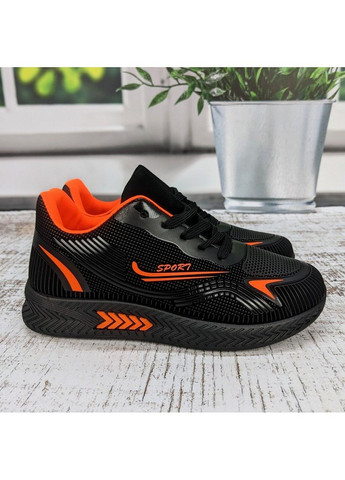 Черные демисезонные кроссовки подростковые Paliament