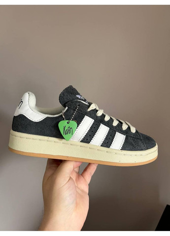 КРОСІВКИ ЖІНОЧІ ADIDAS CAMPUS KORN GREY PART II АДІДАС КАМПУС No Brand сірі демісезони (367176209)