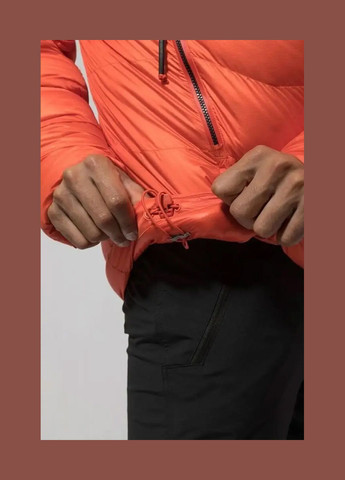 Оранжевая демисезонная куртка ontane alpine 850 down jacket firefly orange Montane