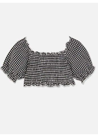 Топ лето,черный в белую клетку, Primark (394998770)