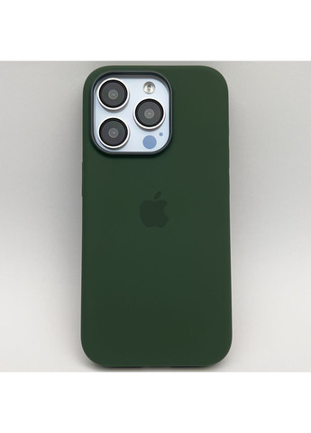 Чохол Silicone case Magsafe для 15 PRO MAX Full Open camera Magnetic на айфон 15 ПРО МАКС / Green No Brand (369137078)