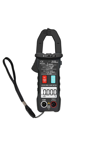 Струмовимірювальні кліщі / мультиметр цифровий ZT-QB9, True RMS, AC/DC Bside (300577499)