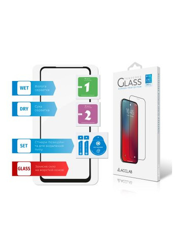 Стекло защитное (1283126589591) ACCLAB Full Glue Infinix Hot 30 Play Black (366522116)