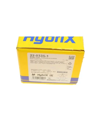 Колодки гальмівні (передні) Renault Clio III 06-14/Megane II 02-/Scenic II 03 22-0335-1 UA63 No Brand (354765387)