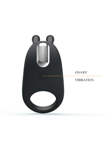 Ерекційне віброкільце на акумуляторі Pretty Love "Rabbit vibrator ring" LyBaile (302968531)