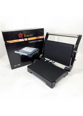 Электрогриль настольный для мяса MS-7708 1000 W, Электрогриль для стейков OJ-934 прижимной гриль Domotec (352770607)