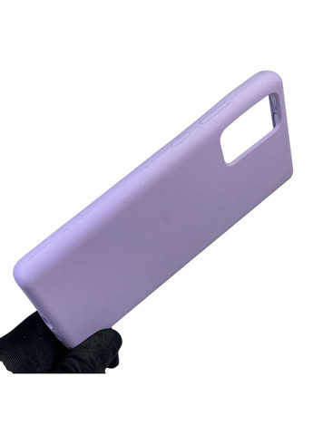 Чехол для Galaxy Note 20 (SM-N9810) силиконовый с микрофиброй нескользящий на самсунг нот 20 сиреневый Samsung (366385680)