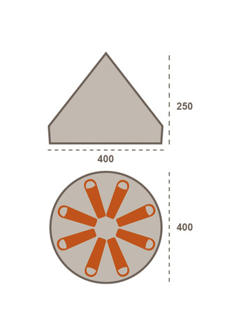 Палатка Indiana 8 Capulet Olive (330036) Grand Canyon (315936785)