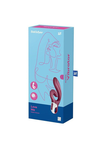 Вібратор кролик Love Me червоний Satisfyer (317256539)