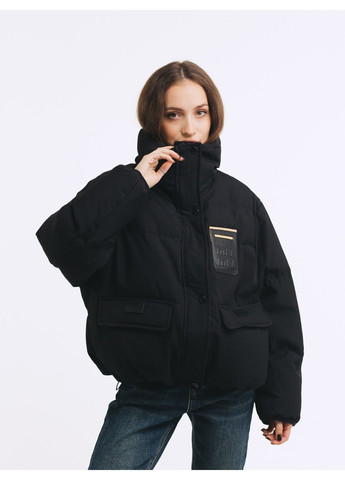 Чорна зимня куртка 21 - 04380 Vivilona