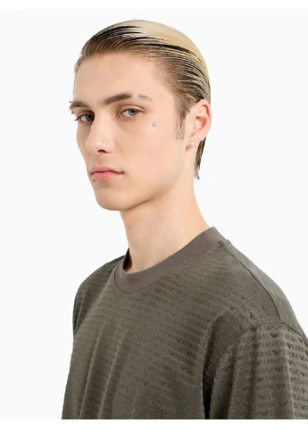 Хакі (оливкова) футболка 9134589 5o3015 Emporio Armani