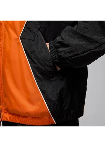Комбинированная демисезонная куртка mbrk black/orange hf9333-805 Air Jordan