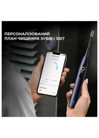 Электрическая зубная щетка (6970810556186) Oclean X Plus Pro Digital Blue (400304239)