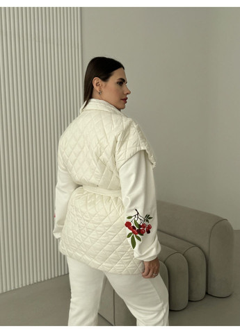 Жилет стеганый с поясом No Brand (369502156)