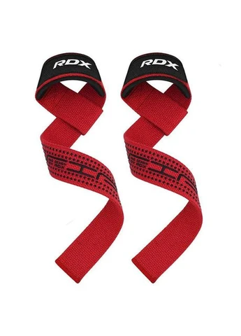Ламки для тяги S4 Gym Cotton Gel Straps Red Plus RDX (345713043)