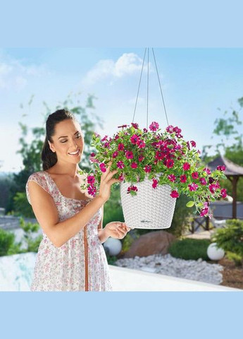 Розумний вазон Nido Cottage 27 6 л білий 15190 Lechuza (316614898)