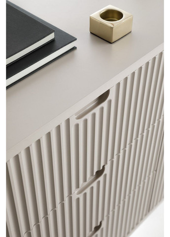 Комод Зова/Zova 2-дверный с 3 ящиками и черными ножками KSZ168 (PFH-091281) Perfect Home (367179112)