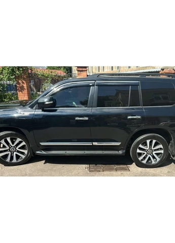 Ветровики с хромированным молдингом (4 шт, ) для Lexus LX570/450d 2008-2022 гг Niken (389267497)