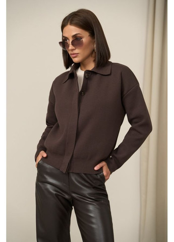 Черный женский жакет 2889 черный шоколад Triko Bakh -