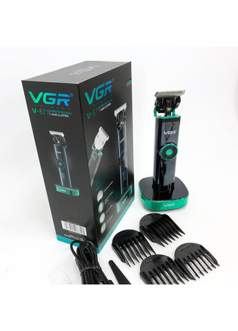 Электрическая машинка для стрижки V-671, Подстригальная машинка, Профессиональная машинка для VQ-304 бритья головы VGR (351486404)