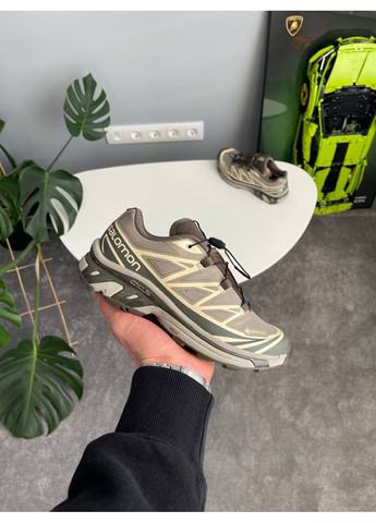 Кросівки жіночі і чоловічі Salomon XT-6 Gore-Tex Brown | Саломон ХТ-6 коричневі No Brand коричневі демісезони (361312737)