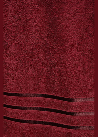 Let's Shop полотенце для лица махровое бордового цвета однотонный бордовый производство - Узбекистан