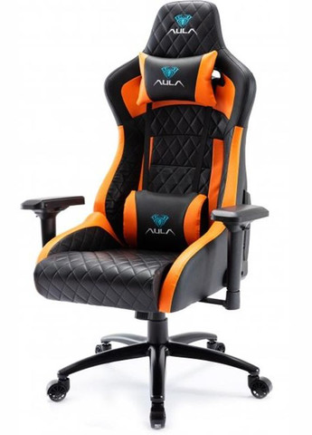 Кресло для геймеров F1031 Gaming Chair Black/Orange (6948391286211) Aula (315600398)