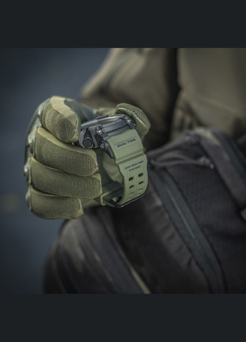 Годинник тактичний Adventure Black/Olive M-TAC (303262677)