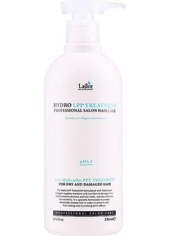 Протеїнова маска для пошкодженого волосся Eco Hydro LPP Treatment 150ml (329691-27746) La'dor (368608440)