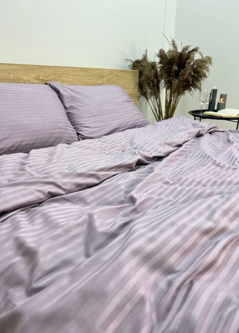 Постельное белье полутораспальное страйп-сатин люкс качества Vishnya (323080014)