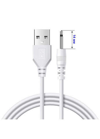 Зарядний пристрій для інтимних іграшок USB зарядка для вібратора, USB кабель для інтимної іграшки 2,5*14 мм No Brand (314874593)