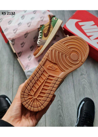 Цветные демисезонные кроссовки мужские nike zion williamson x air jordan 1 retro low og voodoo найк аир ретро No Brand