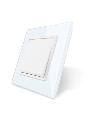 Одноклавишный проходной выключатель стекло (VL-С7FCMKS-2WP) Livolo (370984946)