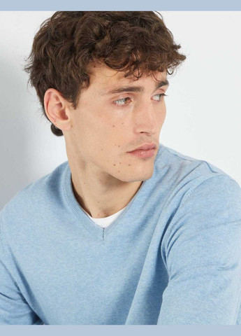 Голубой пуловер демисезон,голубой, Kiabi